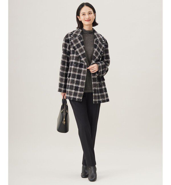 自由区「【洗える】ラメボーダー ニット」|ニット・セーター|