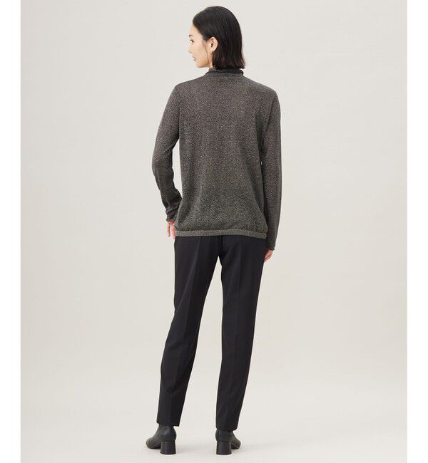 自由区「【洗える】ラメボーダー ニット」|ニット・セーター|