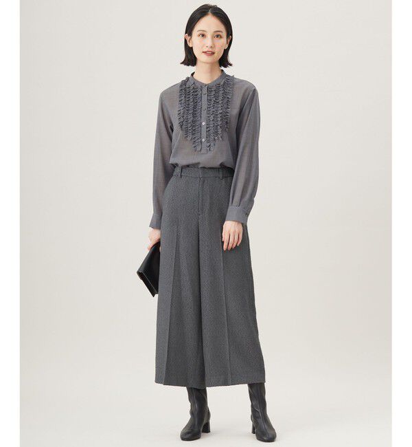 自由区「ブライトリングツイードクロップド パンツ」|その他|