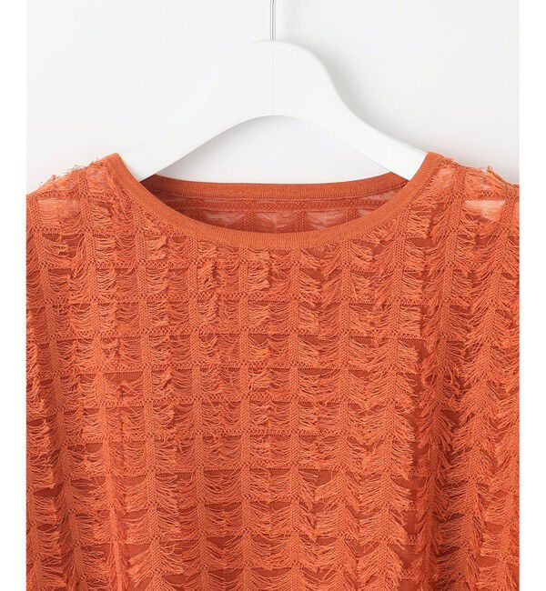 自由区「【セットアップ対応】シアーカットジャカード ニット」|ニット・セーター|