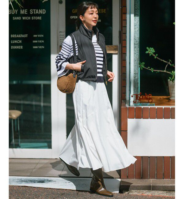 23区「【洗える】Armor-lux ベルスリーブボーダー カットソー」|Tシャツ・カットソー|