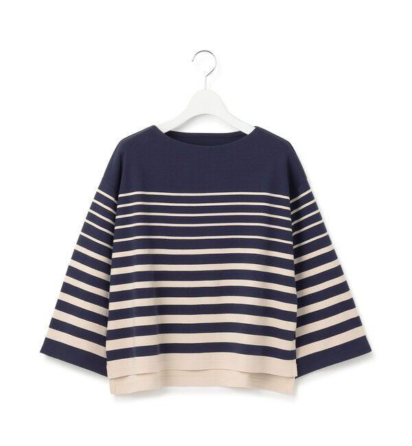 23区「【洗える】Armor-lux ベルスリーブボーダー カットソー」|Tシャツ・カットソー|