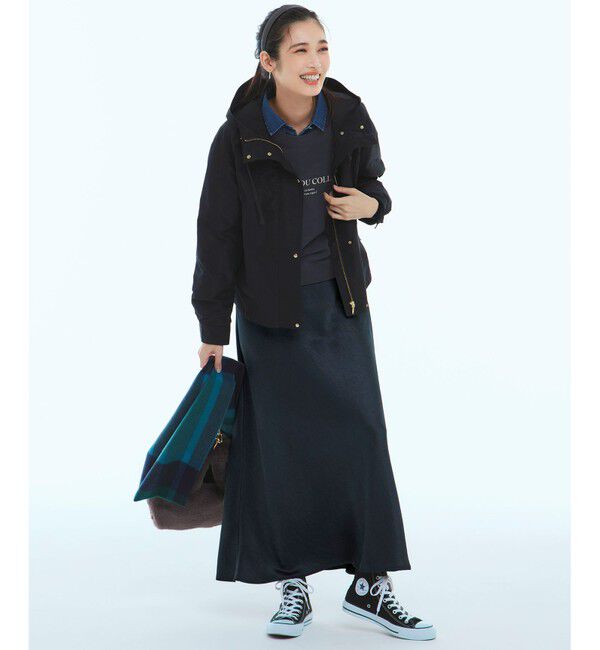 23区「【洗える】ライトコットンテリー ワイドスリーブ ロゴ カットソー」|Tシャツ・カットソー|