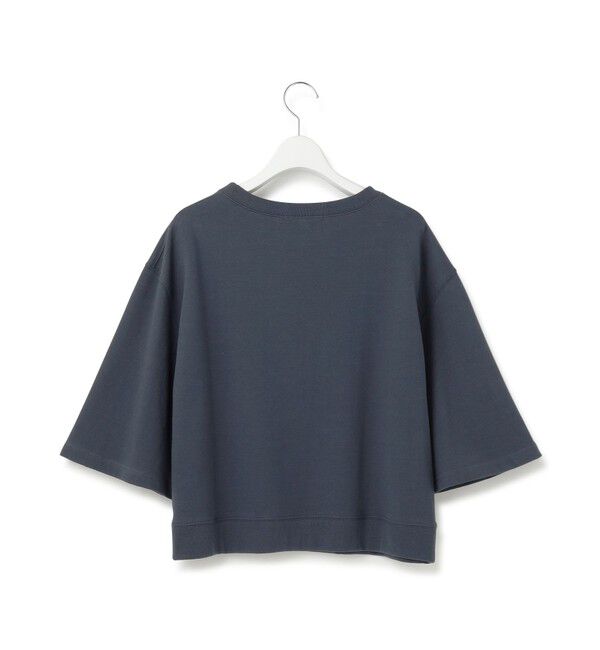 23区「【洗える】ライトコットンテリー ワイドスリーブ ロゴ カットソー」|Tシャツ・カットソー|