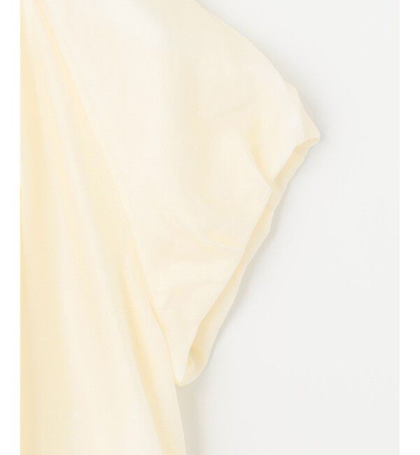 23区「【SLOW/一部店舗限定】ブライトヴィンテージクロス タック ブラウス」|シャツ・ブラウス|