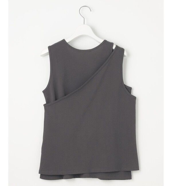 23区「【SLOW/一部店舗限定】ライトツイストコットン レイヤード タンクトップ」|Tシャツ・カットソー|