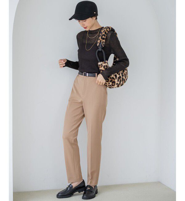 23区「【VERY掲載/撥水加工/洗える】TRストレッチギャバ テーパード パンツ」|その他|