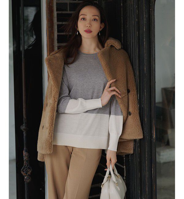 23区「【滝沢眞規子さん着用/VERY掲載】TRストレッチギャバ ワイド パンツ」|その他|