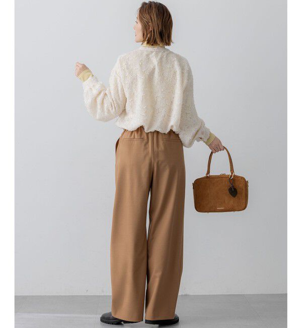 23区「【洗える】ナチュラルストレッチサキソニー ベイカー ドロスト パンツ」|その他|