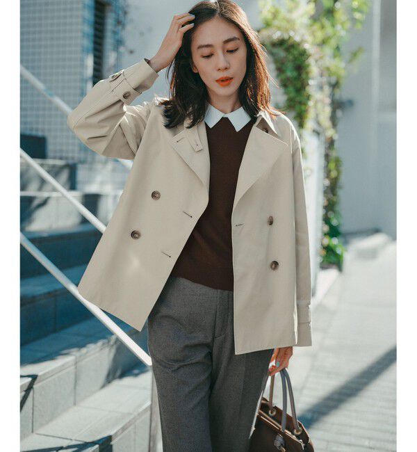 23区「【WEB&一部店舗限定】バイカラーデザイン 2WAY ニット」|ニット・セーター|