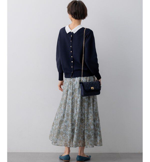 23区「【WEB&一部店舗限定】バイカラーデザイン 2WAY ニット」|ニット・セーター|