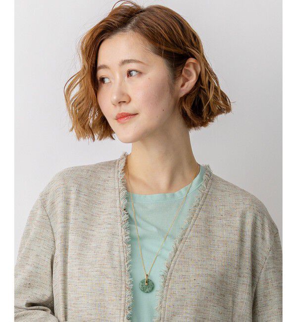 23区「【見上愛さん着用】ストーン ワントップ ネックレス」|ネックレス|ﾀﾞｰｸｸﾞ
