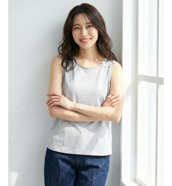 ANY SIS「【2WAY】サテン タンクトップ」|タンクトップ|