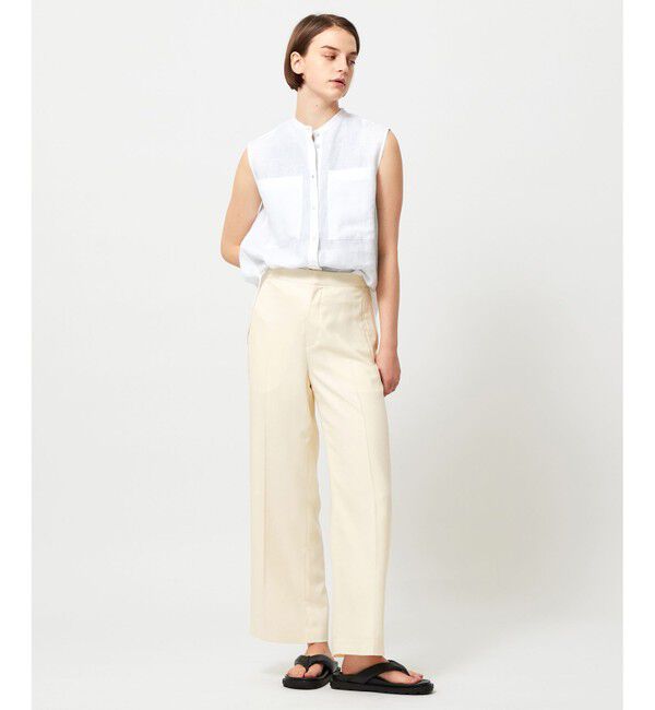 BEIGE,「BASILE / バンドカラーシャツ」|シャツ・ブラウス|