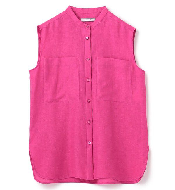 BEIGE,「BASILE / バンドカラーシャツ」|シャツ・ブラウス|