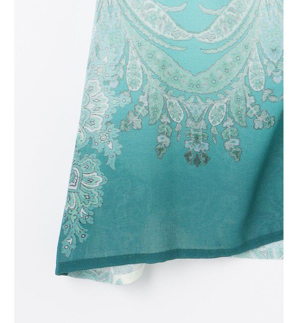 GRACE CONTINENTAL「エスニックプリントギャザートップ」|シャツ・ブラウス|