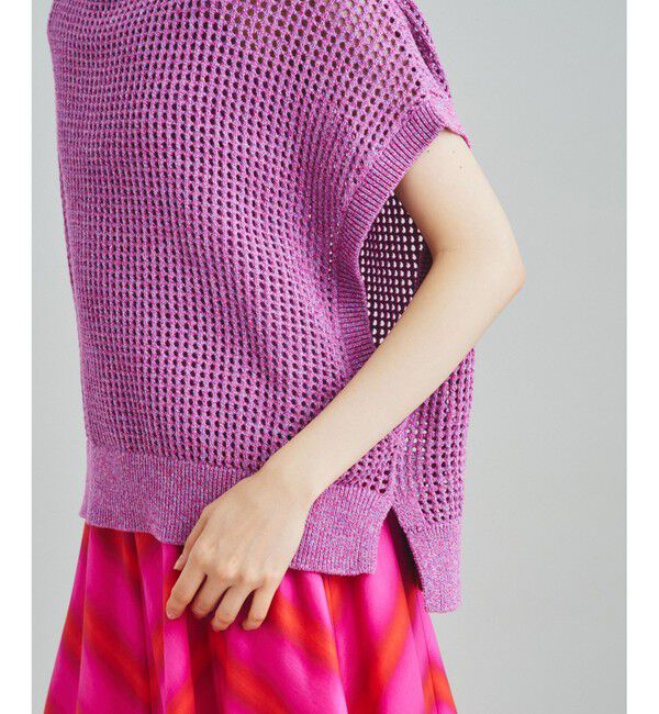 GRACE CONTINENTAL「マルチカラーニットトップ」|ニット・セーター|