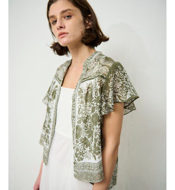 Grace Class「バンダナフレアスリーブブラウス」|シャツ・ブラウス|