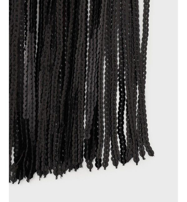 GRACE CONTINENTAL「スパンコールフリンジスカート」|スカート|