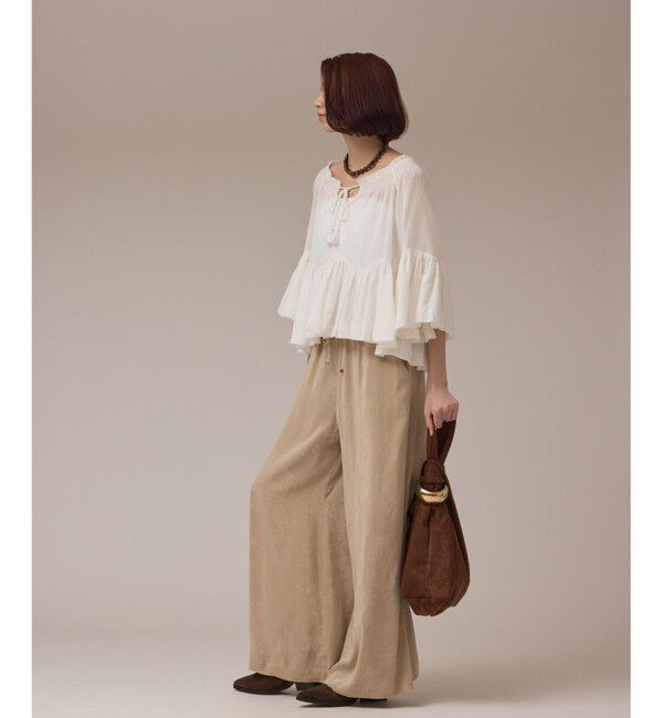 GRACE CONTINENTAL「バルーンカフタントップ」|シャツ・ブラウス|