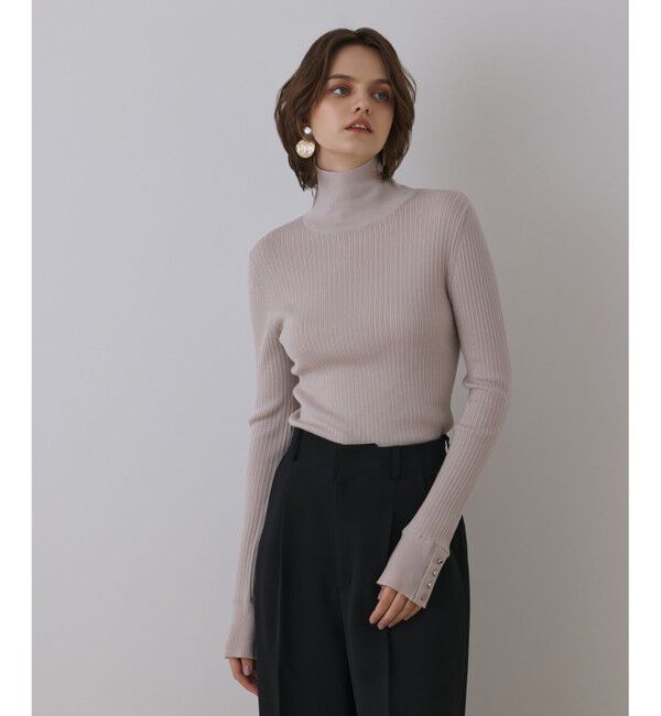 GRACE CONTINENTAL「ウールハイゲージニットトップ」|ニット・セーター|