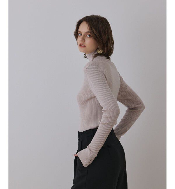 GRACE CONTINENTAL「ウールハイゲージニットトップ」|ニット・セーター|