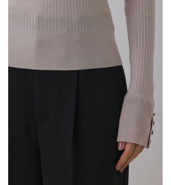 GRACE CONTINENTAL「ウールハイゲージニットトップ」|ニット・セーター|