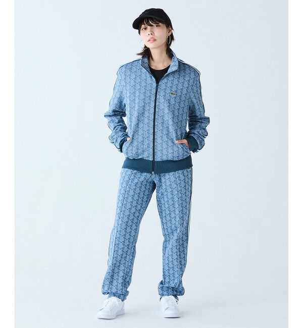 LACOSTE「サイドテーピングモノグラムジャカードトラックパンツ」|その他|