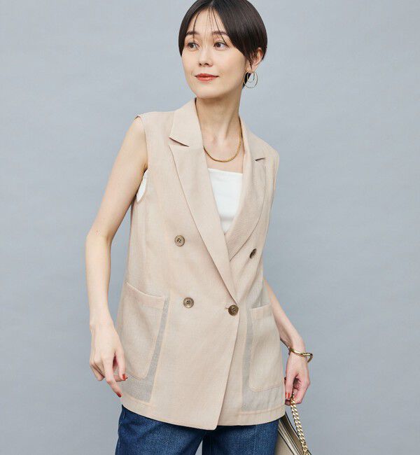 NOLLEY'S「リネン風シアージレ」|ベスト・ジレ|