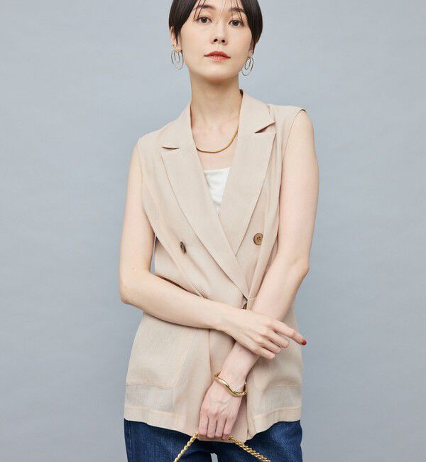 NOLLEY'S「リネン風シアージレ」|ベスト・ジレ|