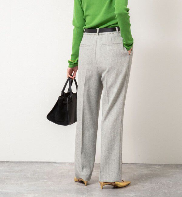 NOLLEY'S「ウォッシャブルウール調愛されセミワイドパンツ」|その他|