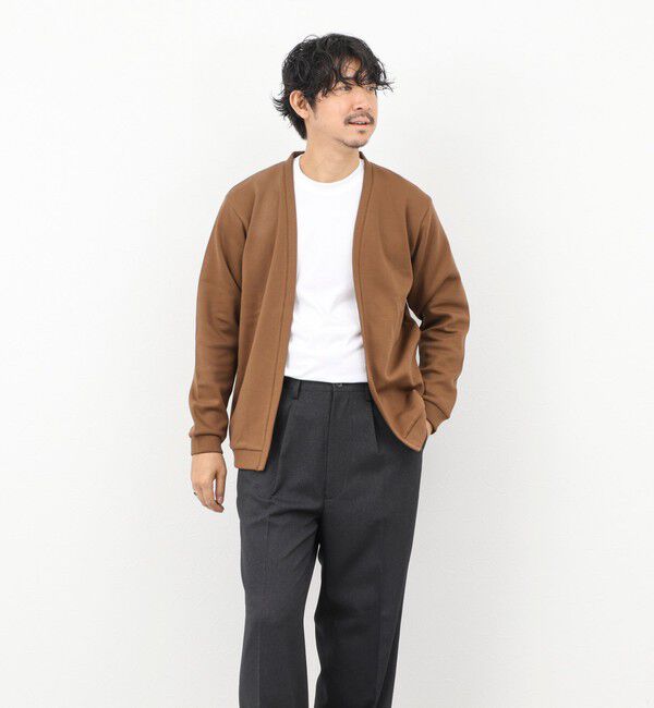 NOLLEY'S goodman「【ACTIVE SECT】《限定展開》接結ボタンレスカーディガン 25AW」|カーディガン|
