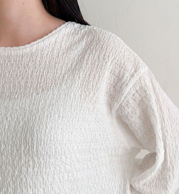 fredy emue「ラウンドヘムカットブラウス」|Tシャツ・カットソー|