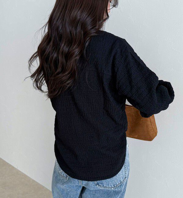 fredy emue「ラウンドヘムカットブラウス」|Tシャツ・カットソー|