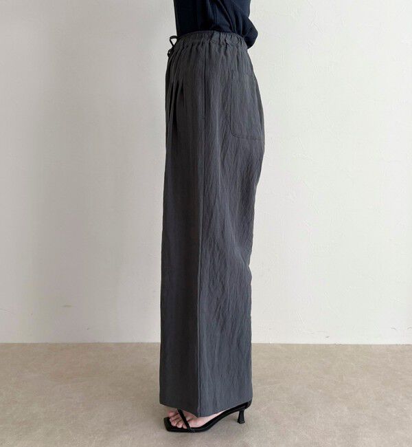 fredy emue「こなれワッシャータックイージーパンツ」|チノ|