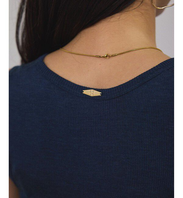 SALON adam et rope'「Hug Silk ラウンドネックタンクトップ」|タンクトップ|