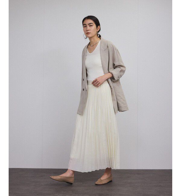 SALON adam et rope'「Hug Silk ラウンドネックタンクトップ」|タンクトップ|