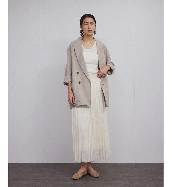 SALON adam et rope'「Hug Silk ラウンドネックタンクトップ」|タンクトップ|