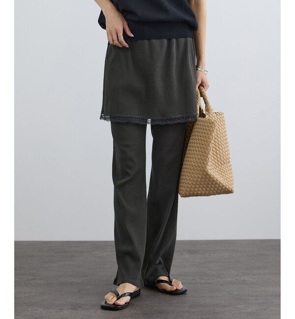 SALON adam et rope'「【Angie La La for SALON】GENTLE intimate レギンススカート」|チノ|