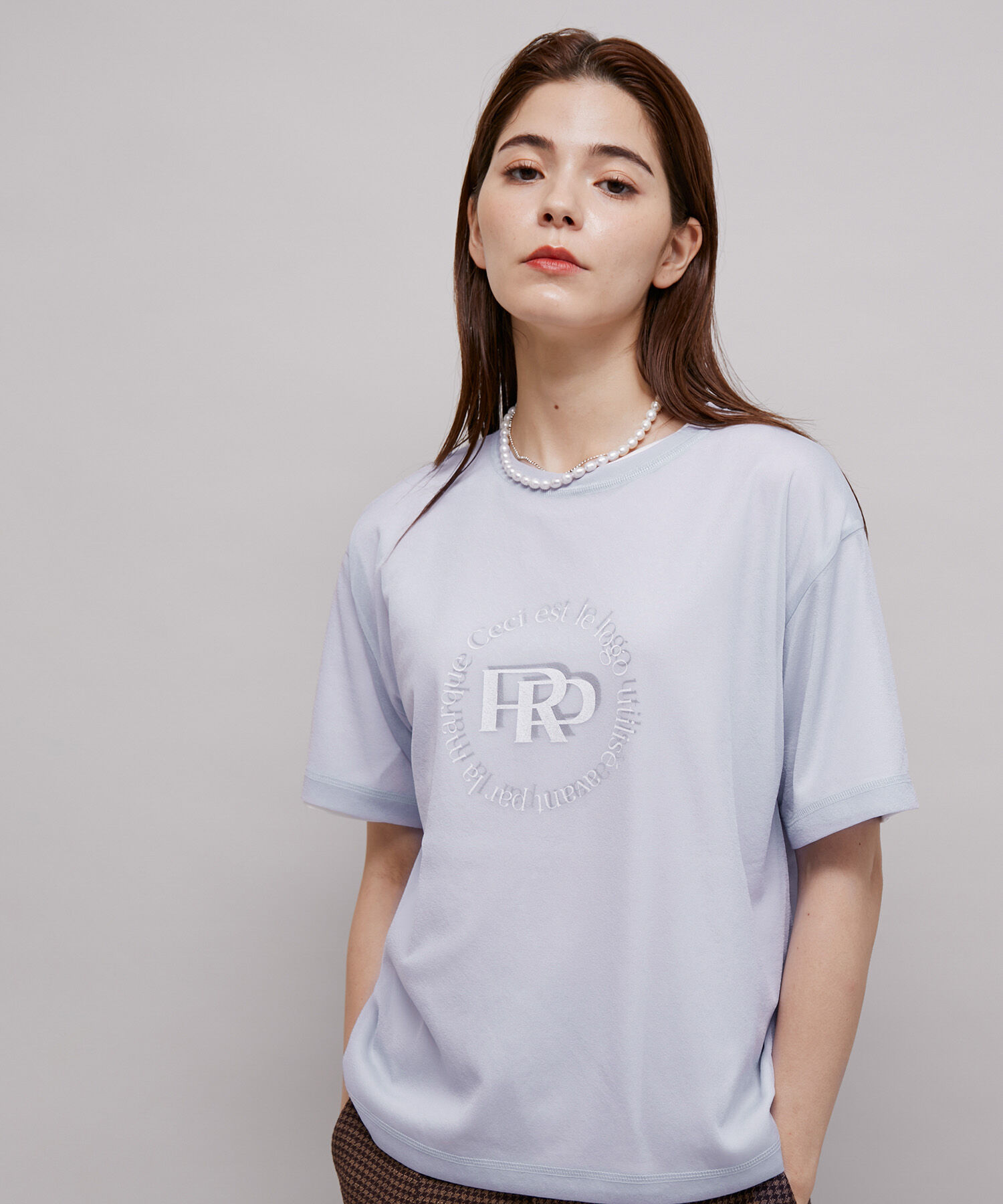 ROPE「ロゴプリントシアーTシャツ」|Tシャツ・カットソー|