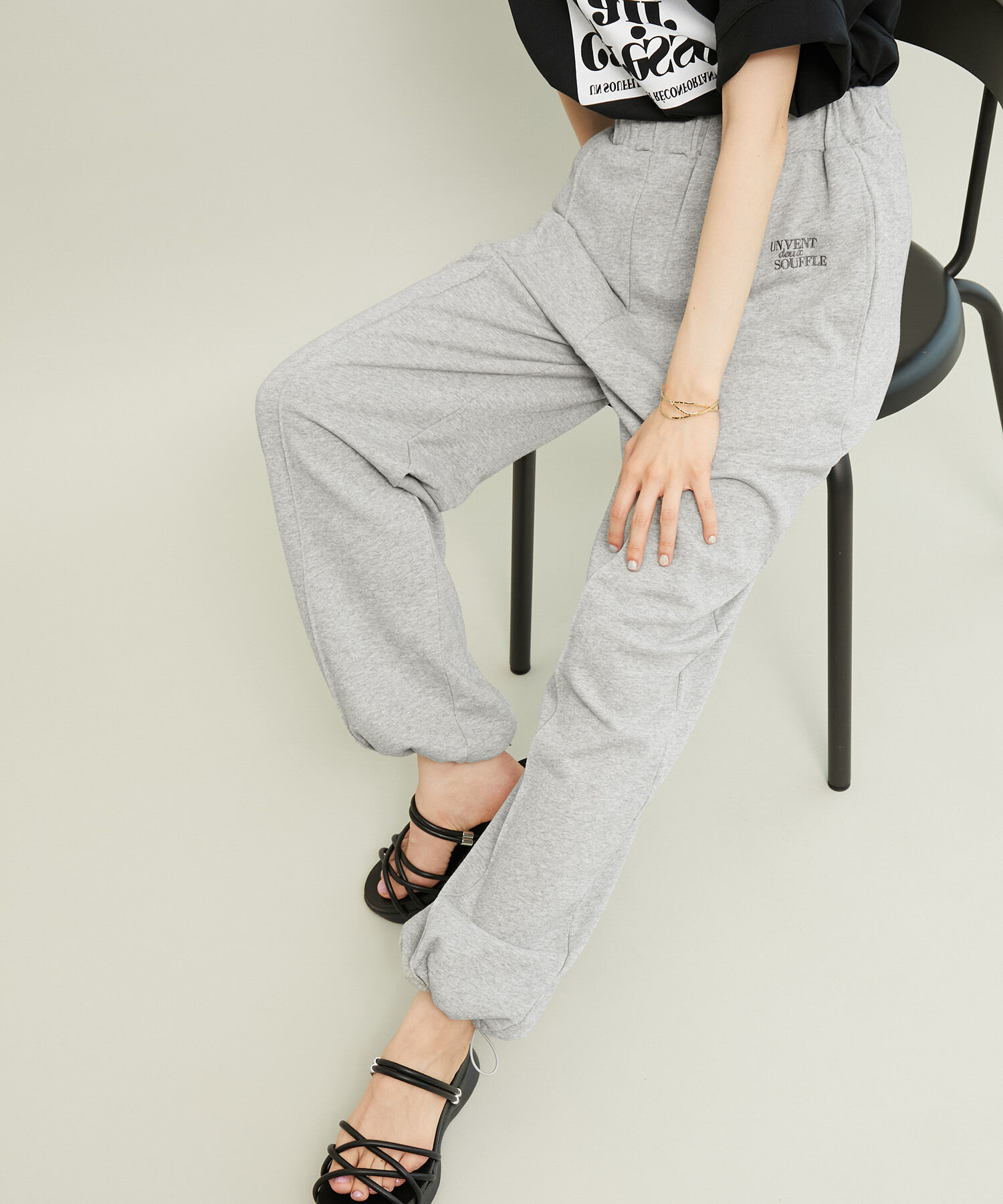 ROPE' PICNIC R「セットアップ対応/裾ドロスト付きスウェットパンツ」|その他|