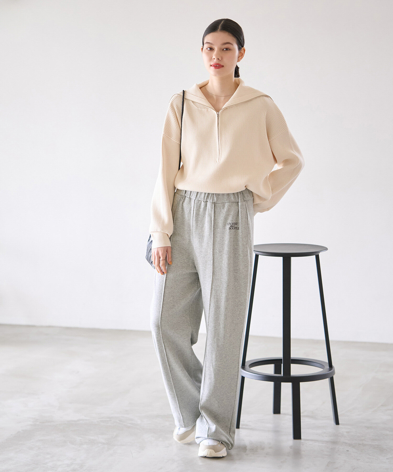 ROPE' PICNIC R「セットアップ対応/裾ドロスト付きスウェットパンツ」|その他|