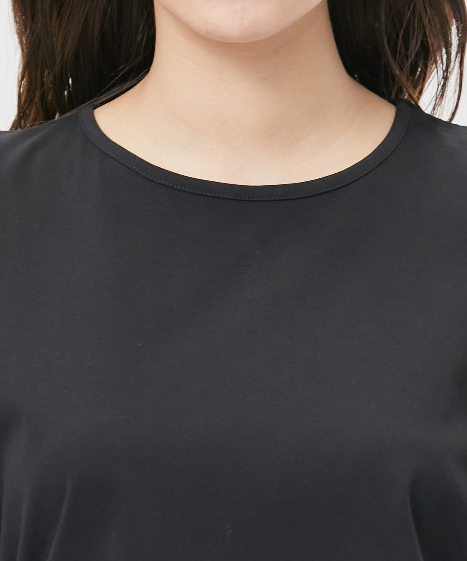 Rope&rsquo;Picnic「袖異素材カットトップス」|Tシャツ・カットソー|