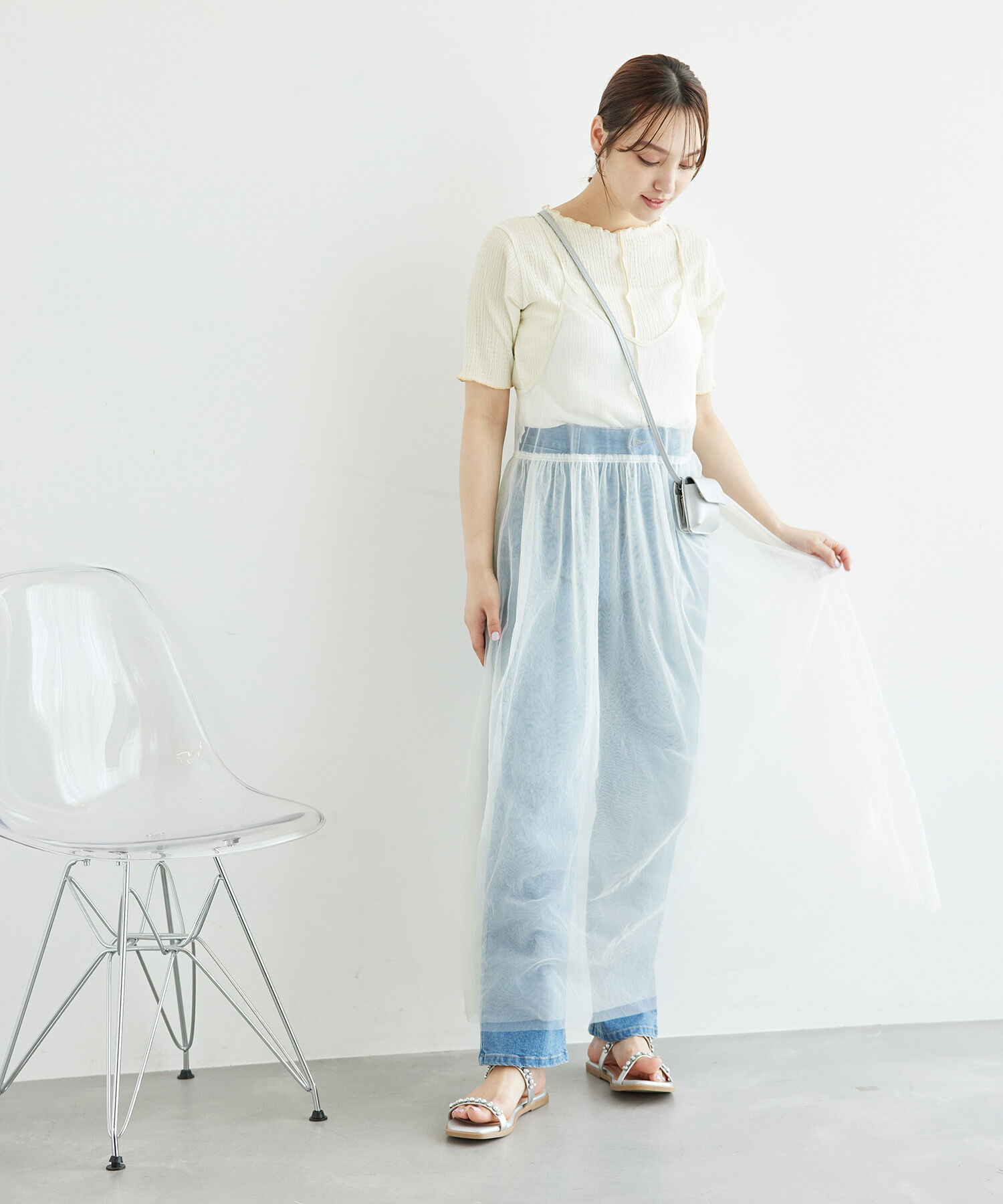 Rope&rsquo;Picnic「カットメロウトップス」|Tシャツ・カットソー|