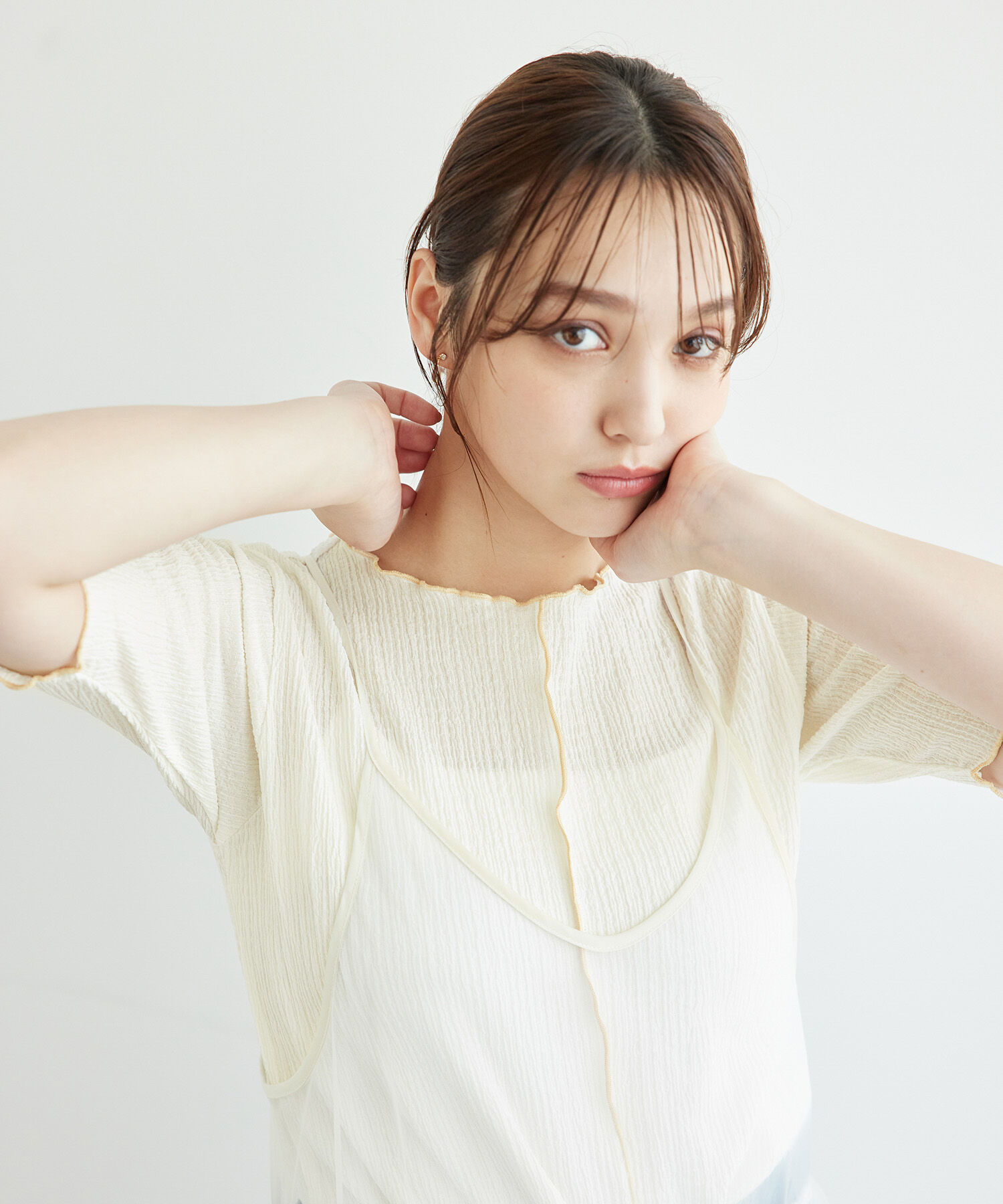 Rope&rsquo;Picnic「カットメロウトップス」|Tシャツ・カットソー|