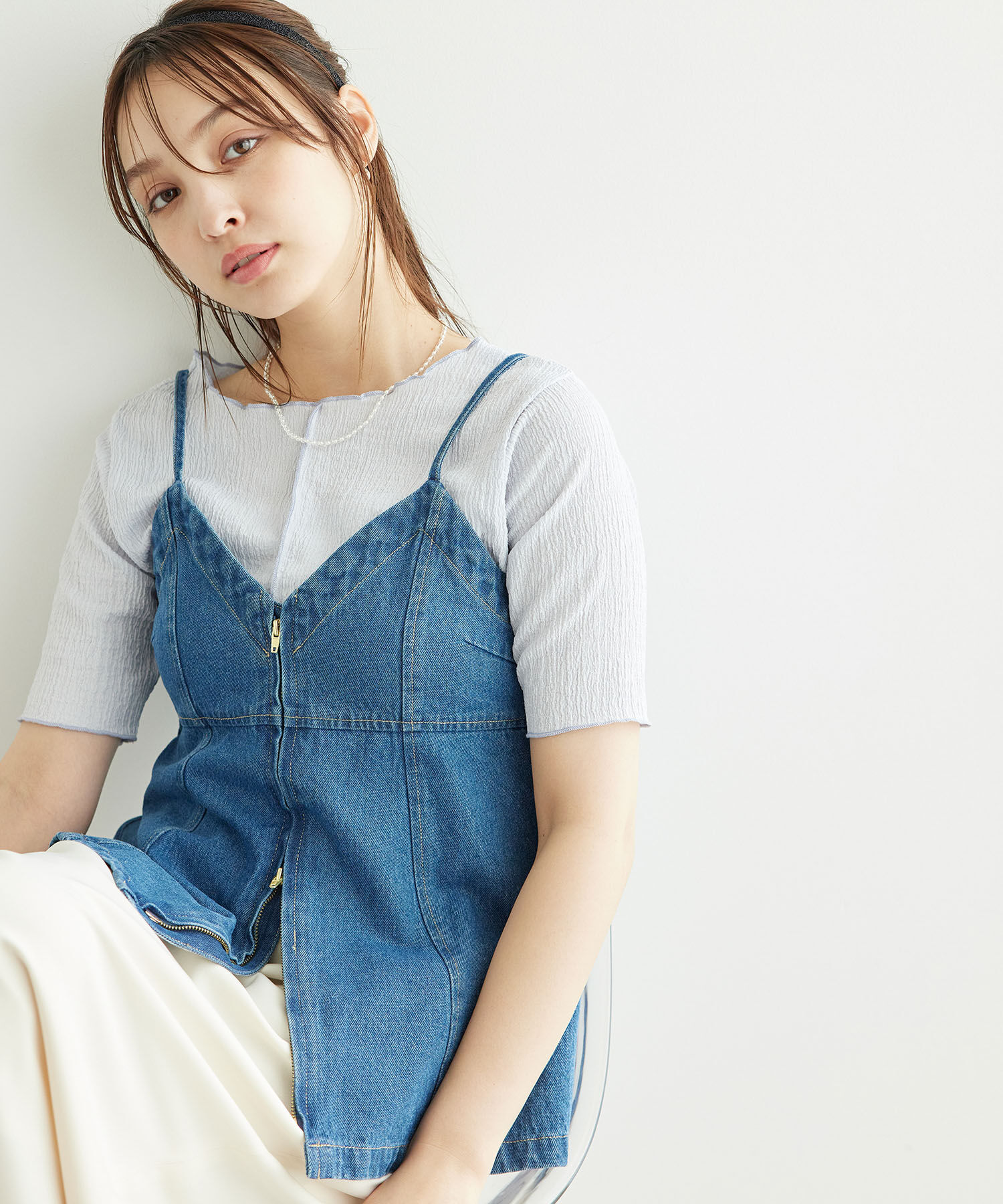 Rope&rsquo;Picnic「カットメロウトップス」|Tシャツ・カットソー|