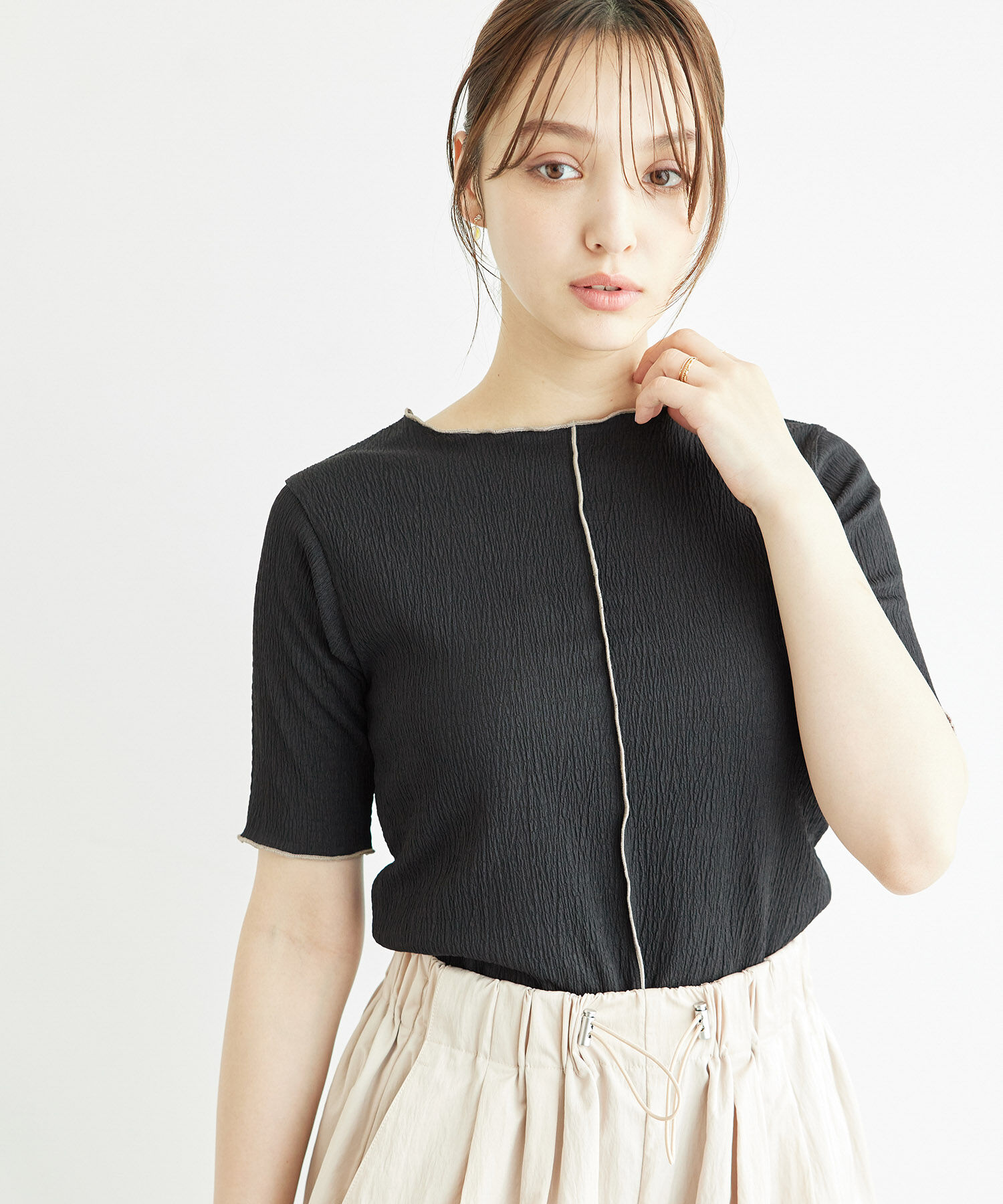 Rope&rsquo;Picnic「カットメロウトップス」|Tシャツ・カットソー|