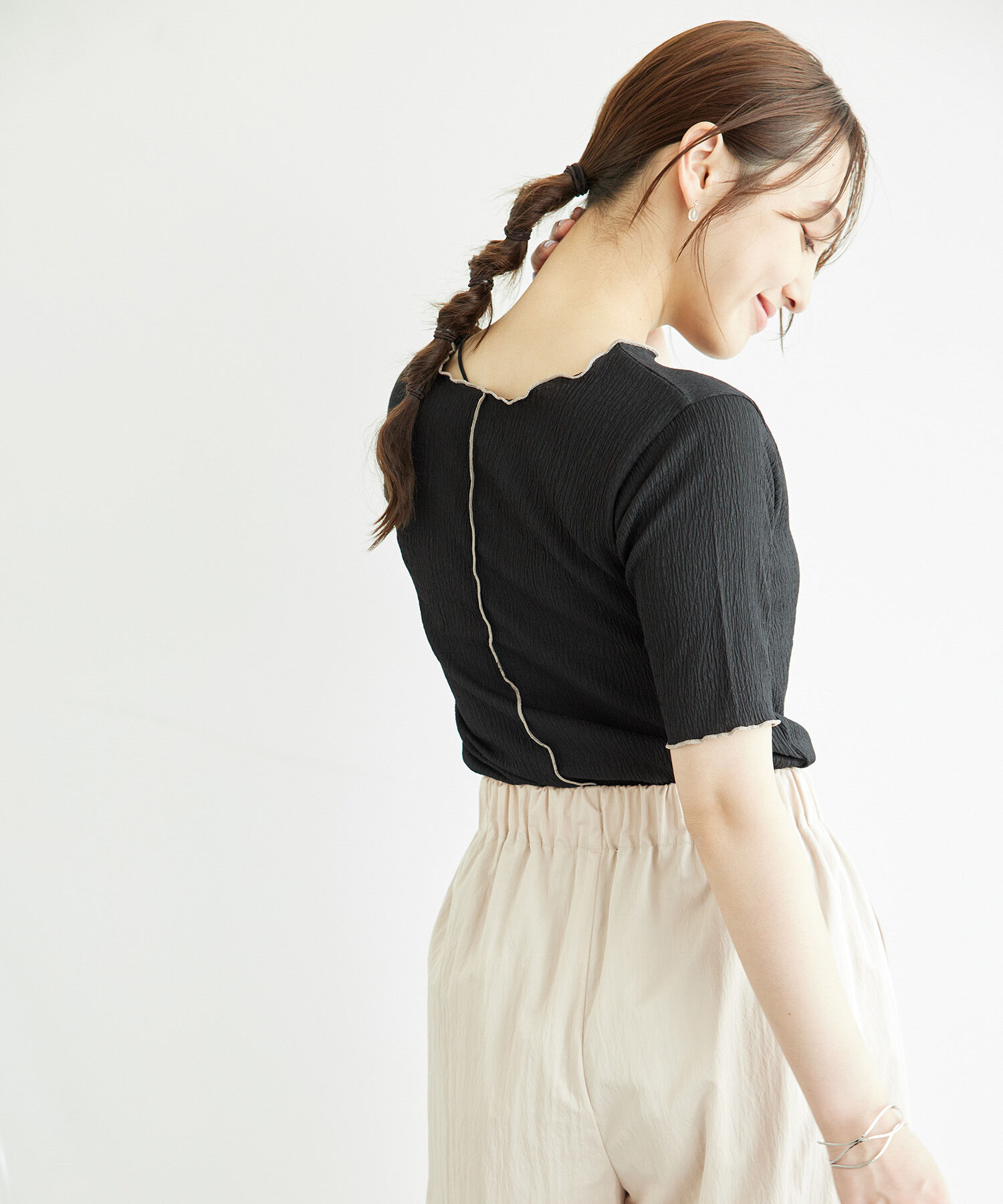 Rope&rsquo;Picnic「カットメロウトップス」|Tシャツ・カットソー|