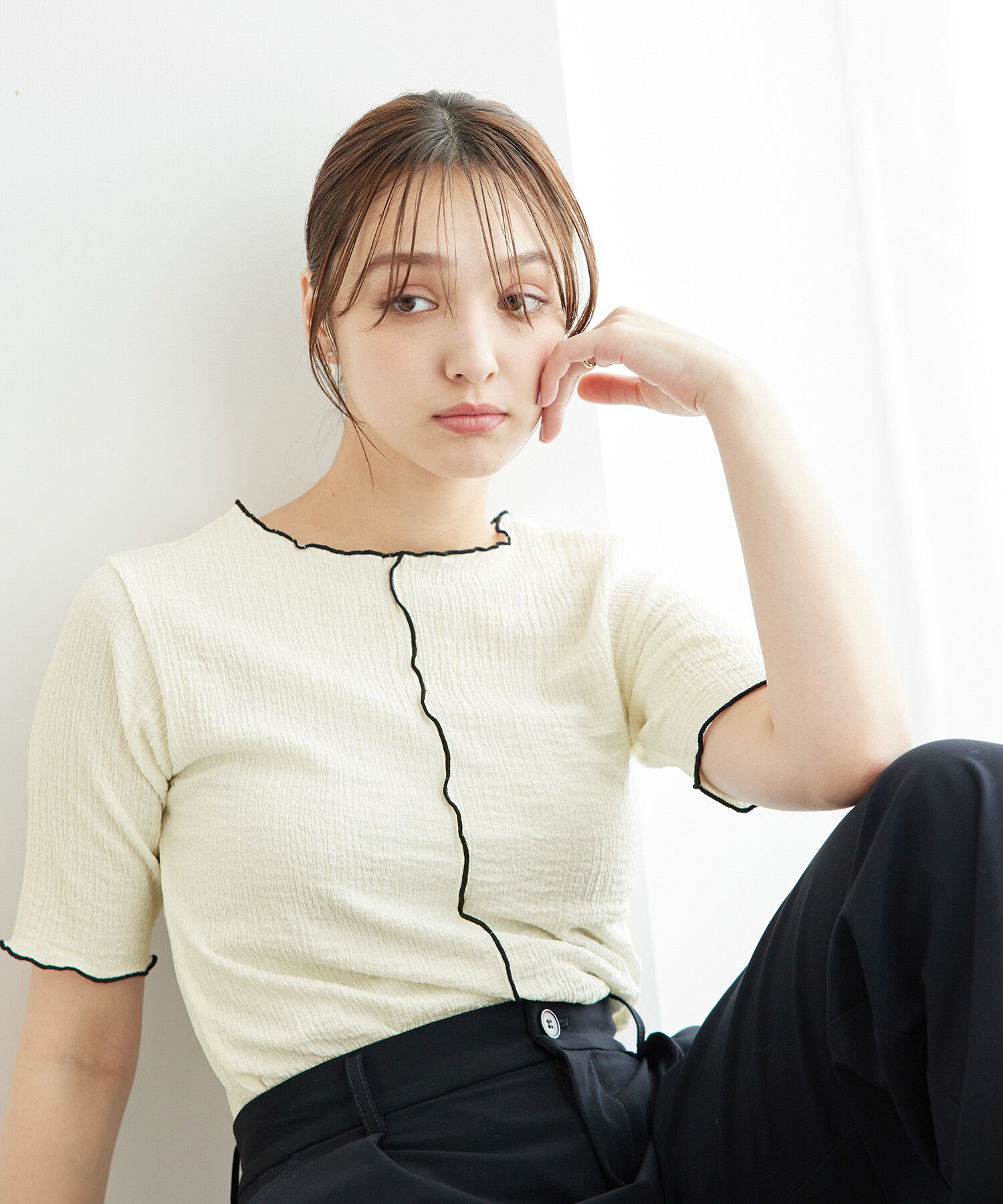 Rope&rsquo;Picnic「カットメロウトップス」|Tシャツ・カットソー|