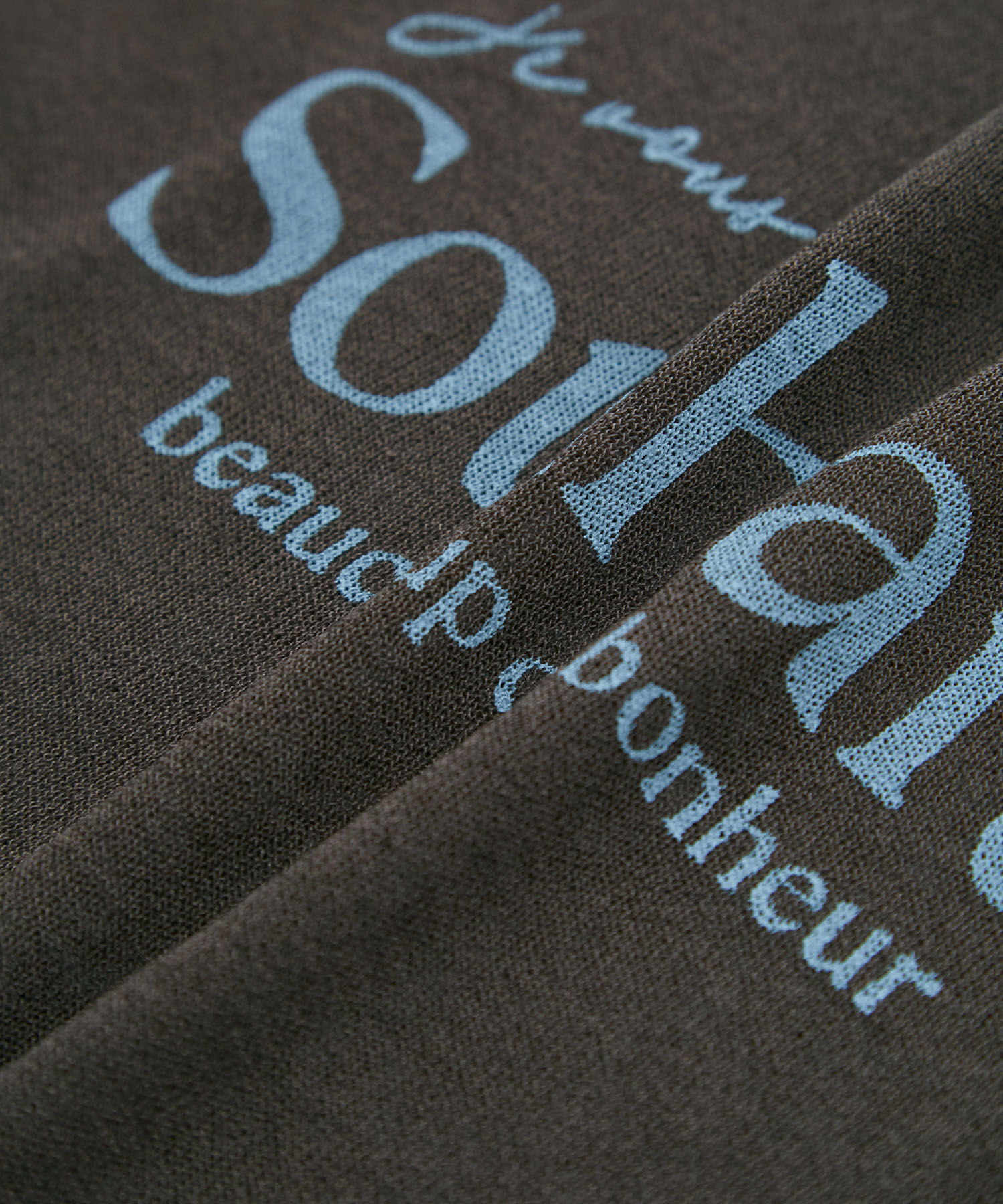 Rope&rsquo;Picnic「ロゴプリントシアーニットプルオーバー」|ニット・セーター|